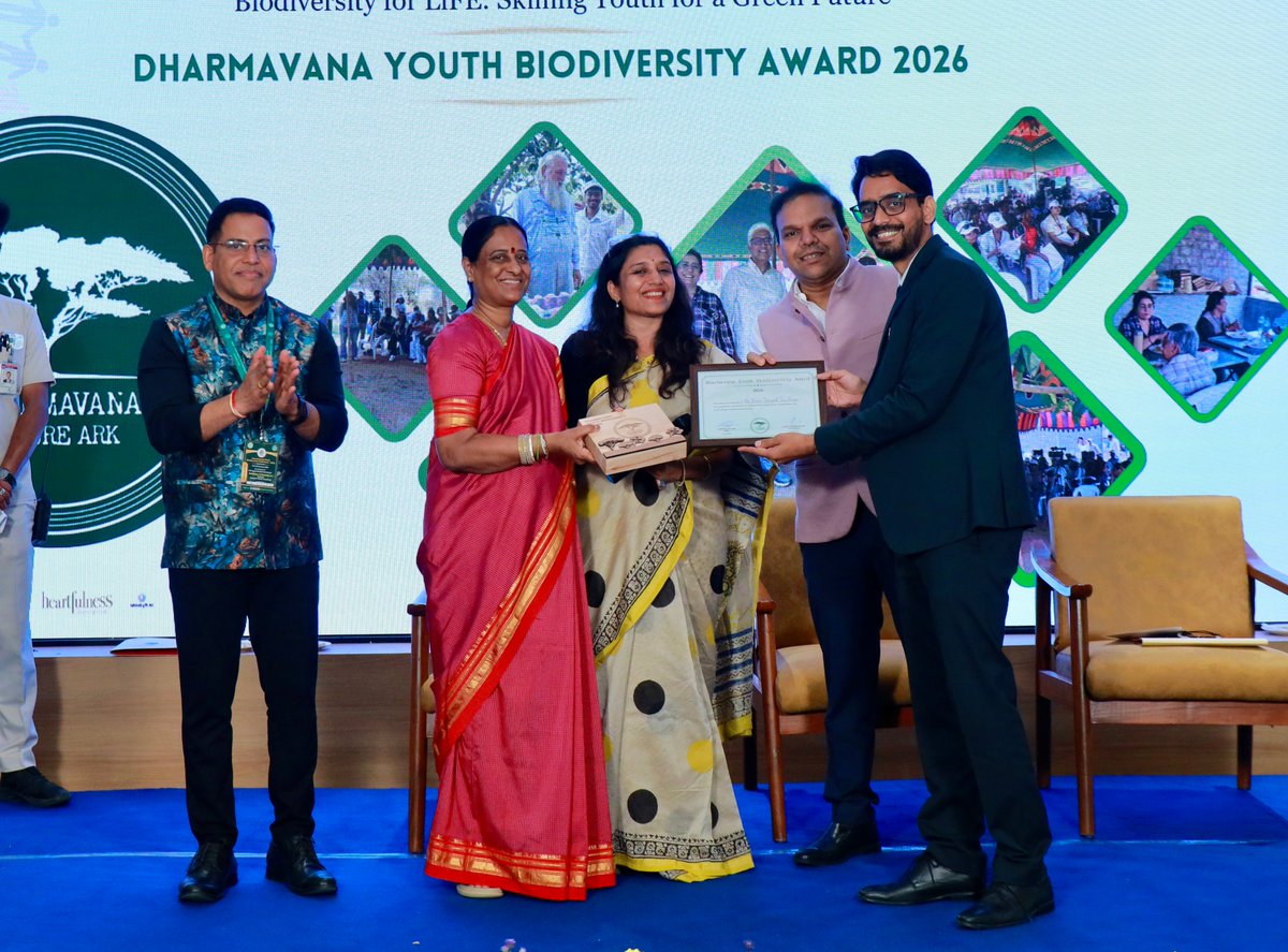 ram_gurumukhi's tweet photo. With deep humility, I am happy and excited to share that I have been honored with the "Dharmavana International Youth Biodiversity Award 2026". 🏆

My heart is full of gratitude toward the DNA team for this prestigious honor. 

More details - https://t.co/k5iXvlKSNl https://t.co/l2DreMfzGA