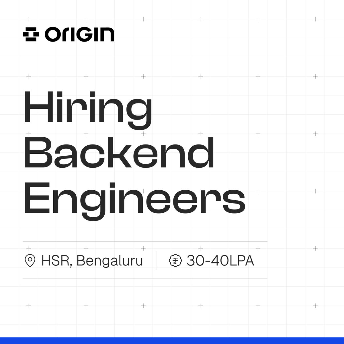 🚨 Hiring Backend Engineers

If you are tired of working on CRUD APIs, this position is for you 👇

Origin is building the world's first general purpose construction robot and are hiring engineers to build and scale their systems that power these machines

brivio.io/positions/c6gd…