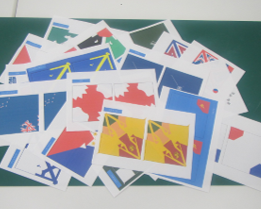 jasdf_meguro's tweet photo. For the 25th #InternationalSeminar, staff at the #CommandandStaffCollege created #origami #cranes inspired by the flags of participating countries. These traditional Japanese cranes, symbolizing our hopes for #peace, were very well received by the delegates. https://t.co/h4pKPVYKIM