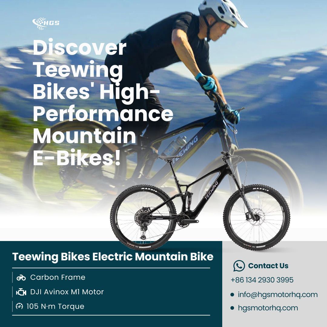 hgsmotorhq's tweet image. These high-performance e-MTBs work well for serious mountain bikers and trail riders.

#TeewingBikes #MountainEBike #EMTB #DJI #Avinox #CarbonFrame #OffRoadAdventure #ElectricBicycle #EBikeLife #GreenMobility #Dubai #Riyadh #Cairo