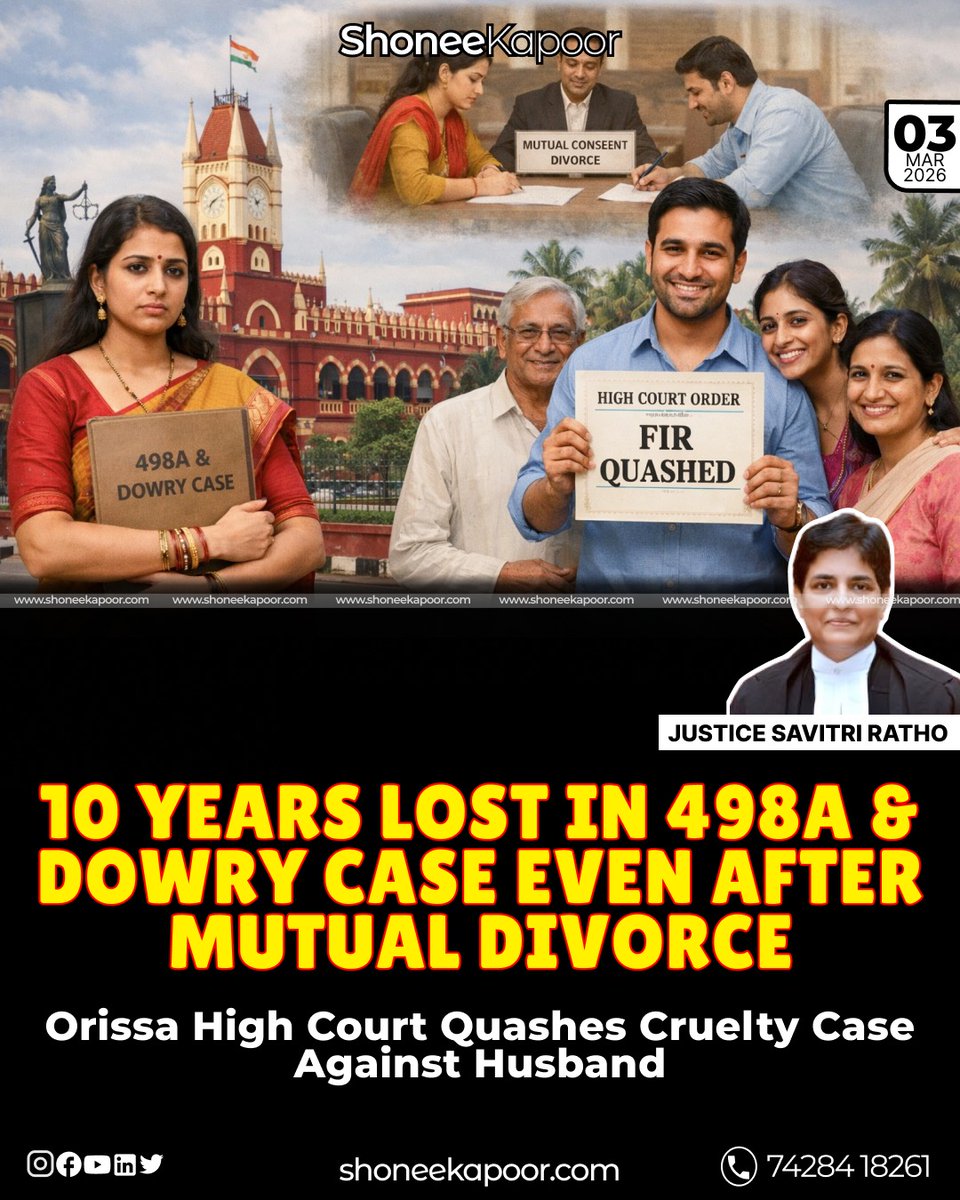 A husband faced a decade-long prosecution under 498A and dowry laws even after the marriage was dissolved by mutual consent.

The High Court stepped in under Section 482 CrPC, holding that continuing the case would serve no useful purpose.

When disputes are settled and divorce