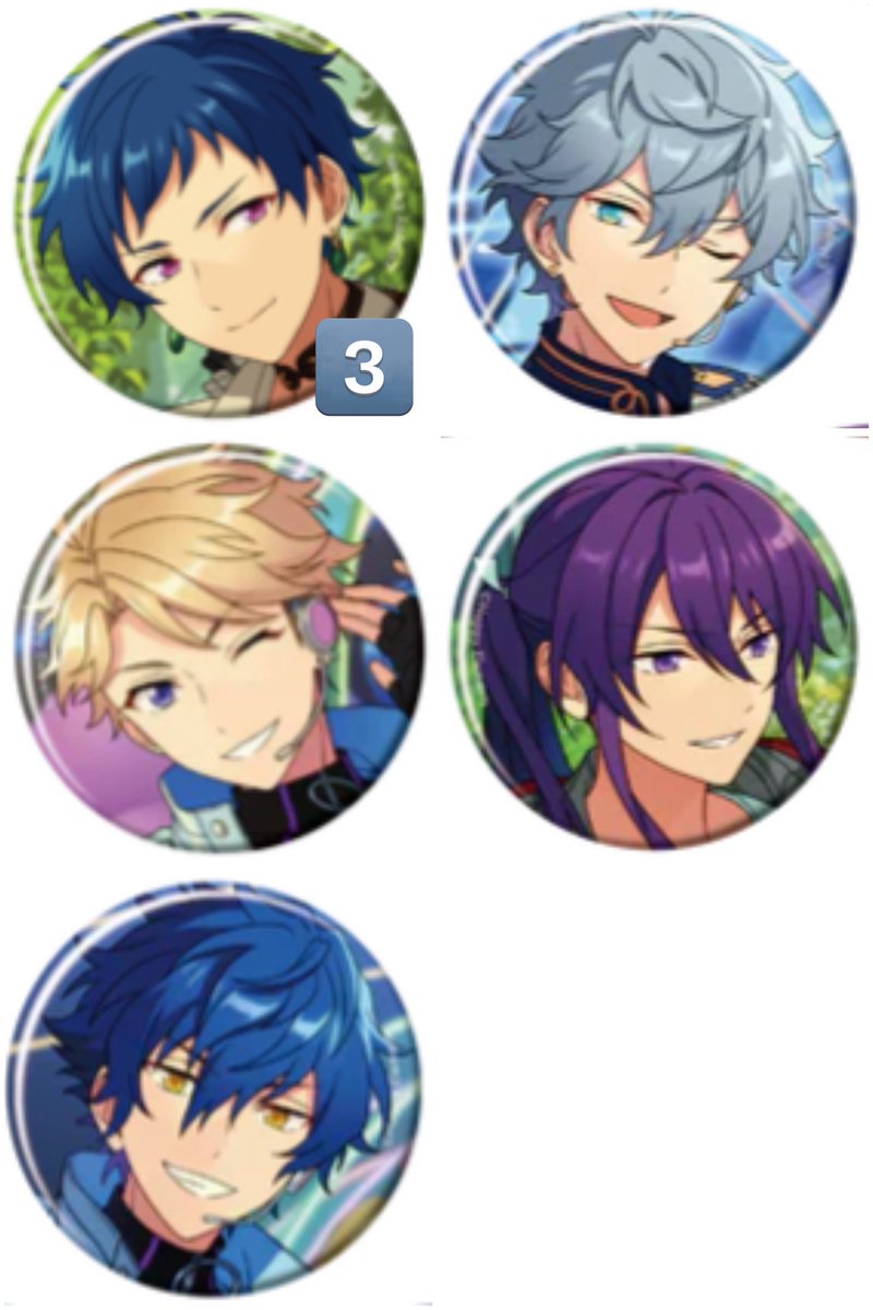 交換・譲渡】あんスタ コレクション缶バッジ コレ缶 2025 Nov. Dec