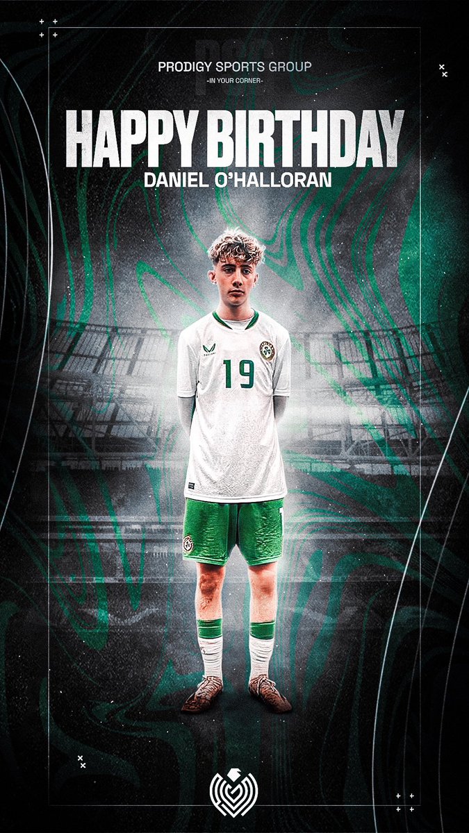 Wishing Daniel O'Halloran a very Happy Birthday from everyone at Prodigy Sports Group 🎉 

We hope you enjoy your day Daniel!