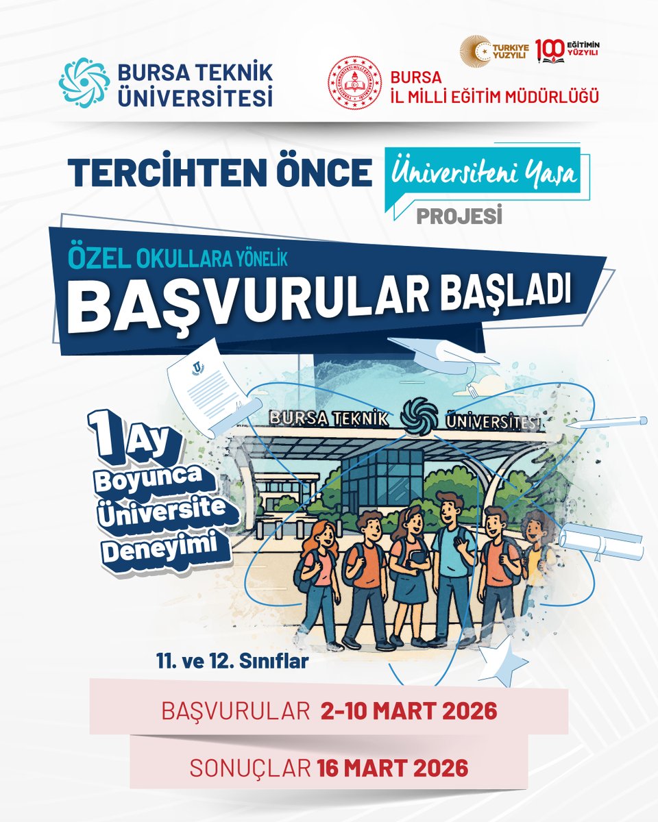 Bursa Teknik Üniversitesi (BTÜ) tweet media