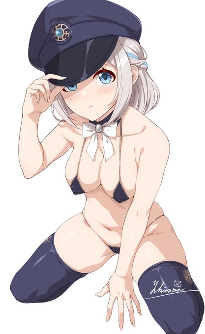 極光衣装(軽装)の葛城リーリヤさんを描きました 