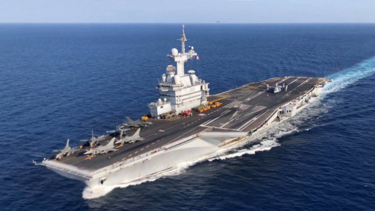 Prediction: Charles de Gaulle gets turned into an artificial reef REAL soon 
Macron sending his only carrier to die for vibes
2026 gonna be spicy  #SinkCDG #Doomed #war