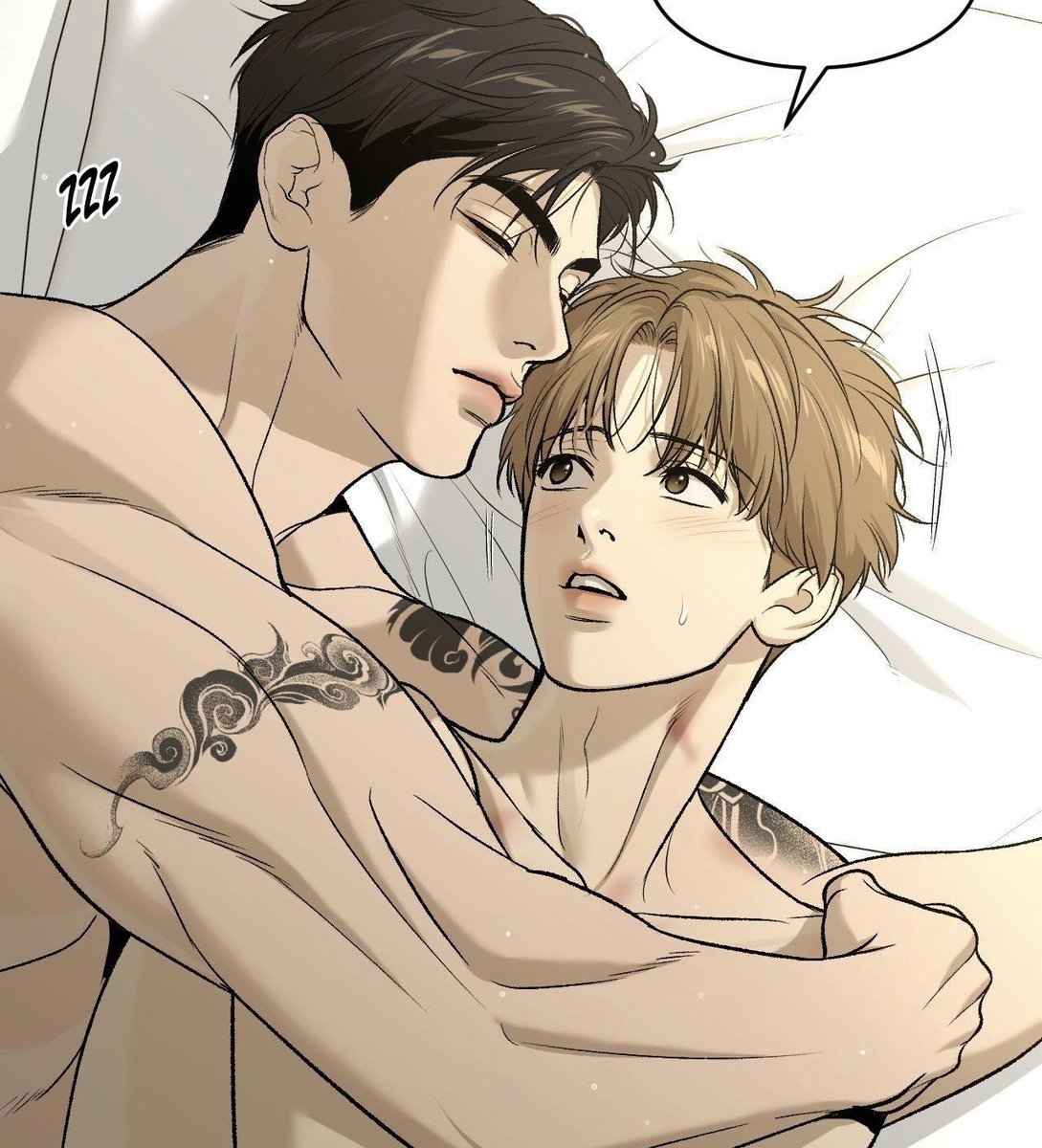 ryuht__'s tweet photo. jk locked his arms and legs around dan, not wanting him to leave 🐺🐹

#징크스 #Jinx #Jinxmanhwa https://t.co/v57ZtTHFlr