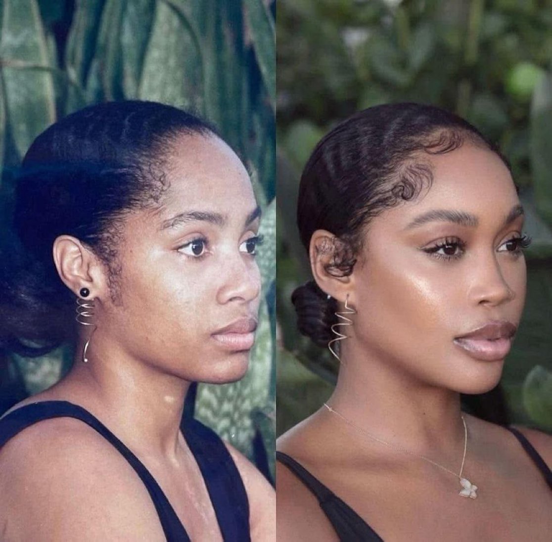 lee_adjoa's tweet photo. She recreated her mother’s pics from back in the day ☺️🤎🤎! So fine https://t.co/fNHoIm4lCA
