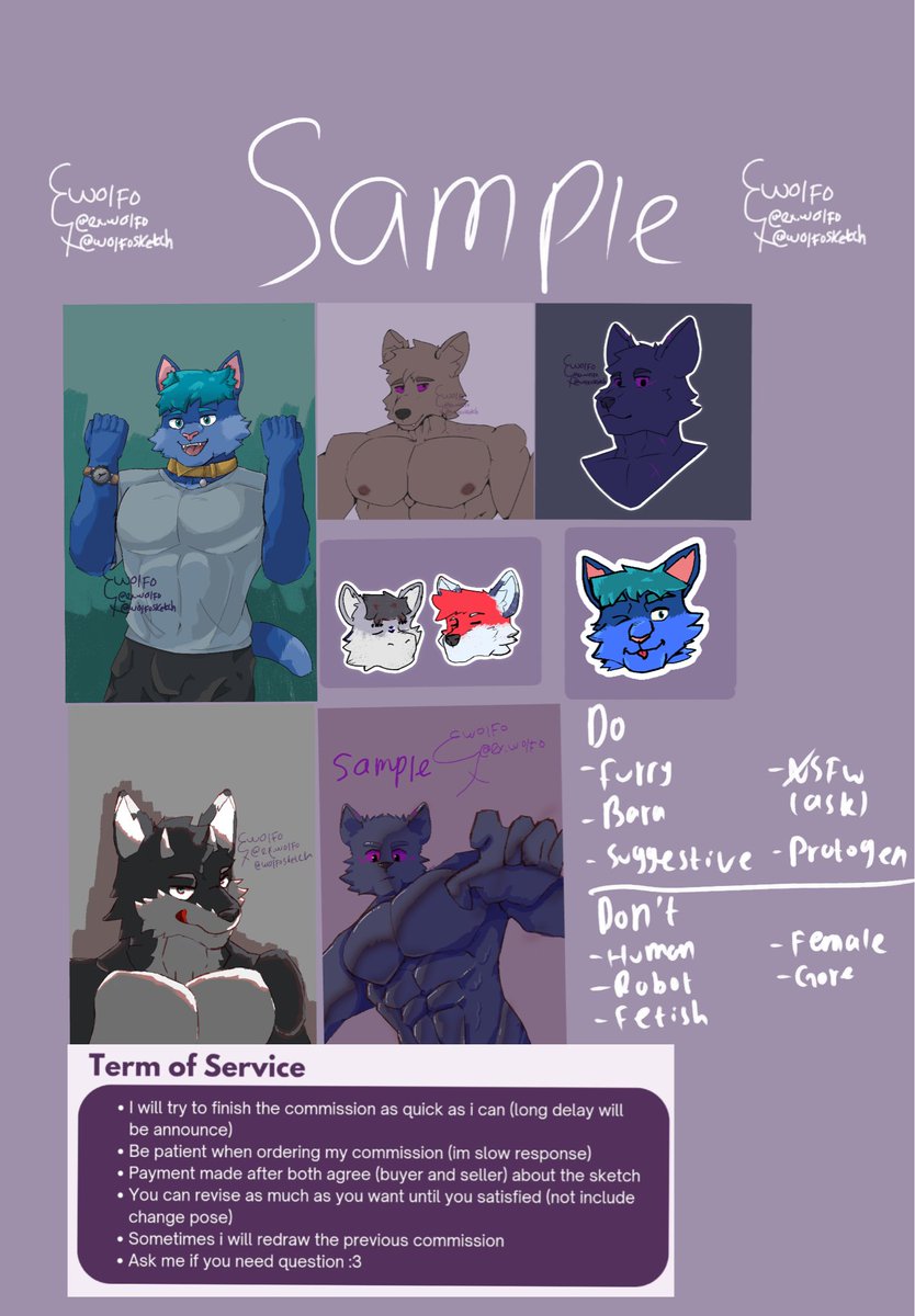 Ex.Wolfo (COMMISSION OPEN) tweet media
