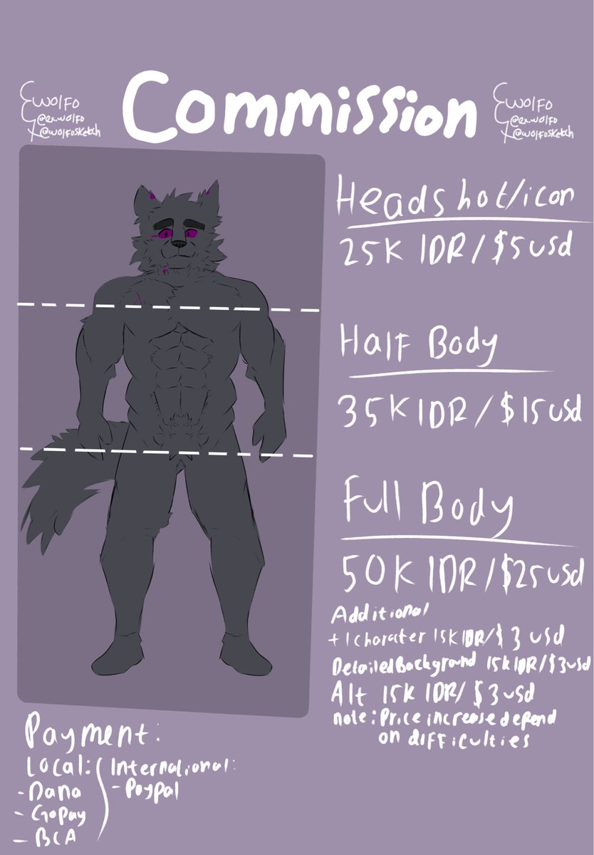 Ex.Wolfo (COMMISSION OPEN) tweet media