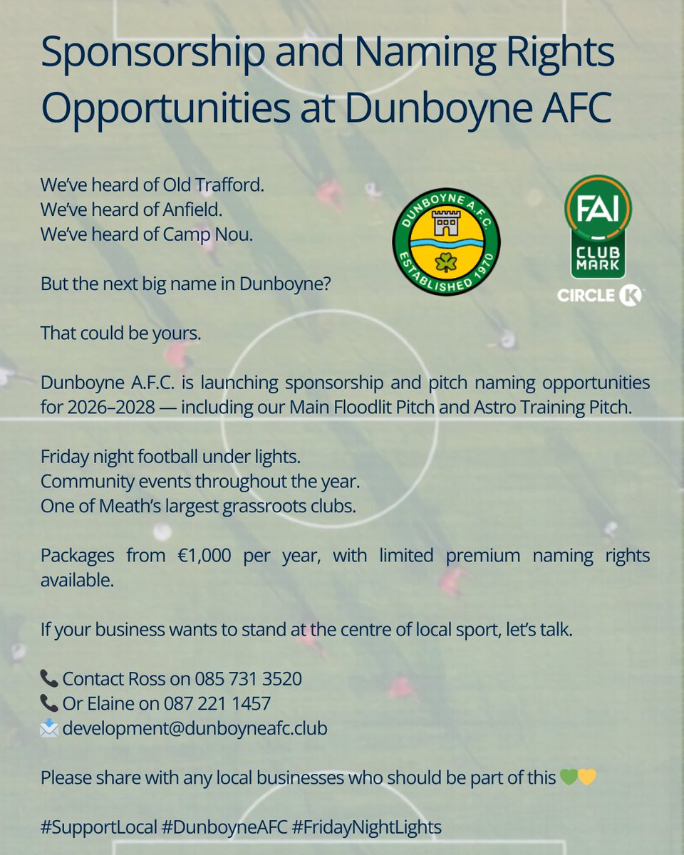Dunboyne AFC tweet media