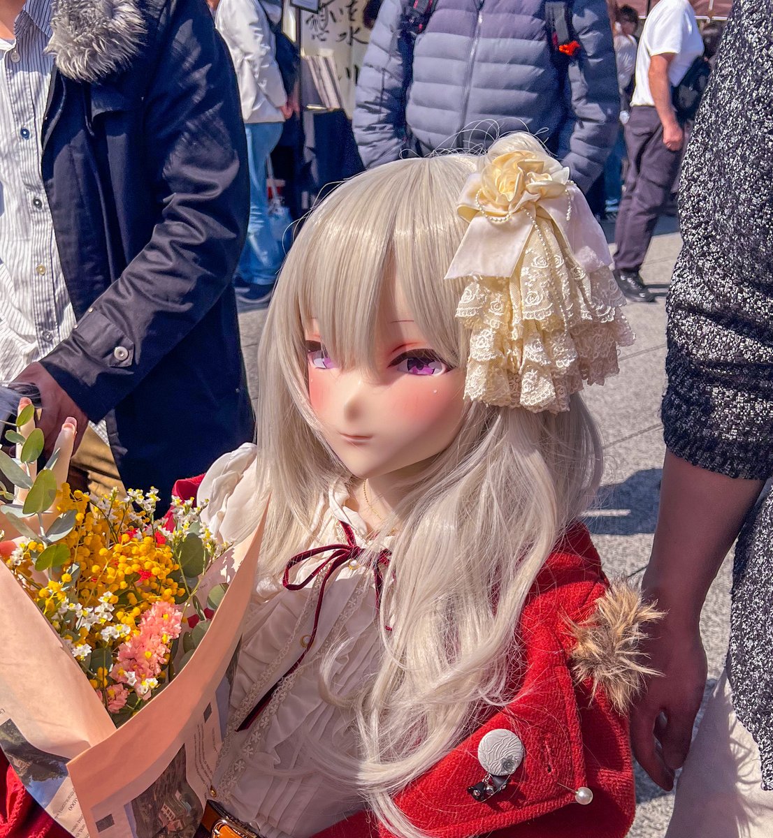 つまみ細工COSMOS tweet media