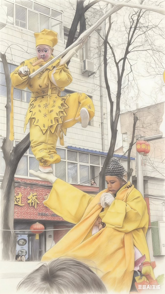 lidoudou526's tweet photo. #正月十五 #社火表演
重生之被 #烤肠 #主宰的世界 ， #如来佛 与 #孙悟空 都要佛手一根 #烤肠 ，香迷糊了😁 
#BecomingChinese
#ChineseTime
#ChineseNewYear https://t.co/I4ZNmkEHNX