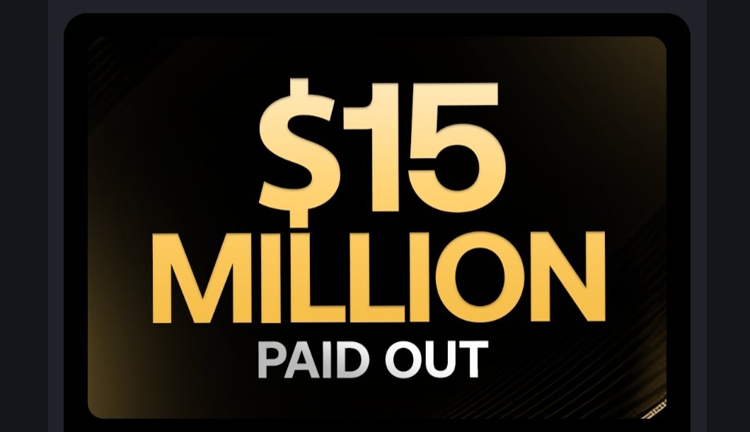 murugun03's tweet photo. Celebrate $15 Million in Trader Payouts https://t.co/GAIxDLr8nh