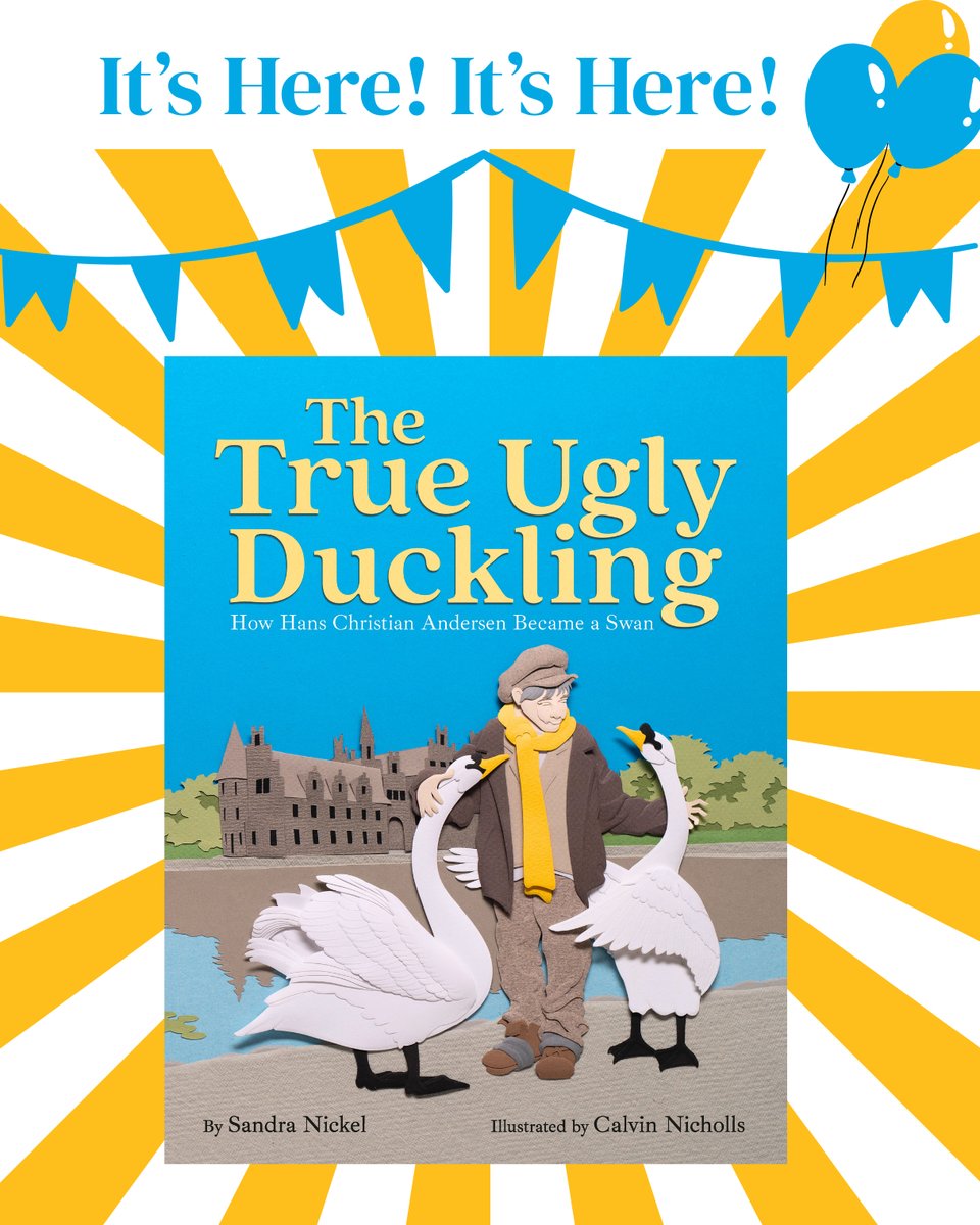 senickel's tweet photo. Happy Book Birthday to The True Ugly Duckling! @LevineQuerido #bookbirthday #books #NewBook #biography #childrensbook https://t.co/ljkVgbnBdS