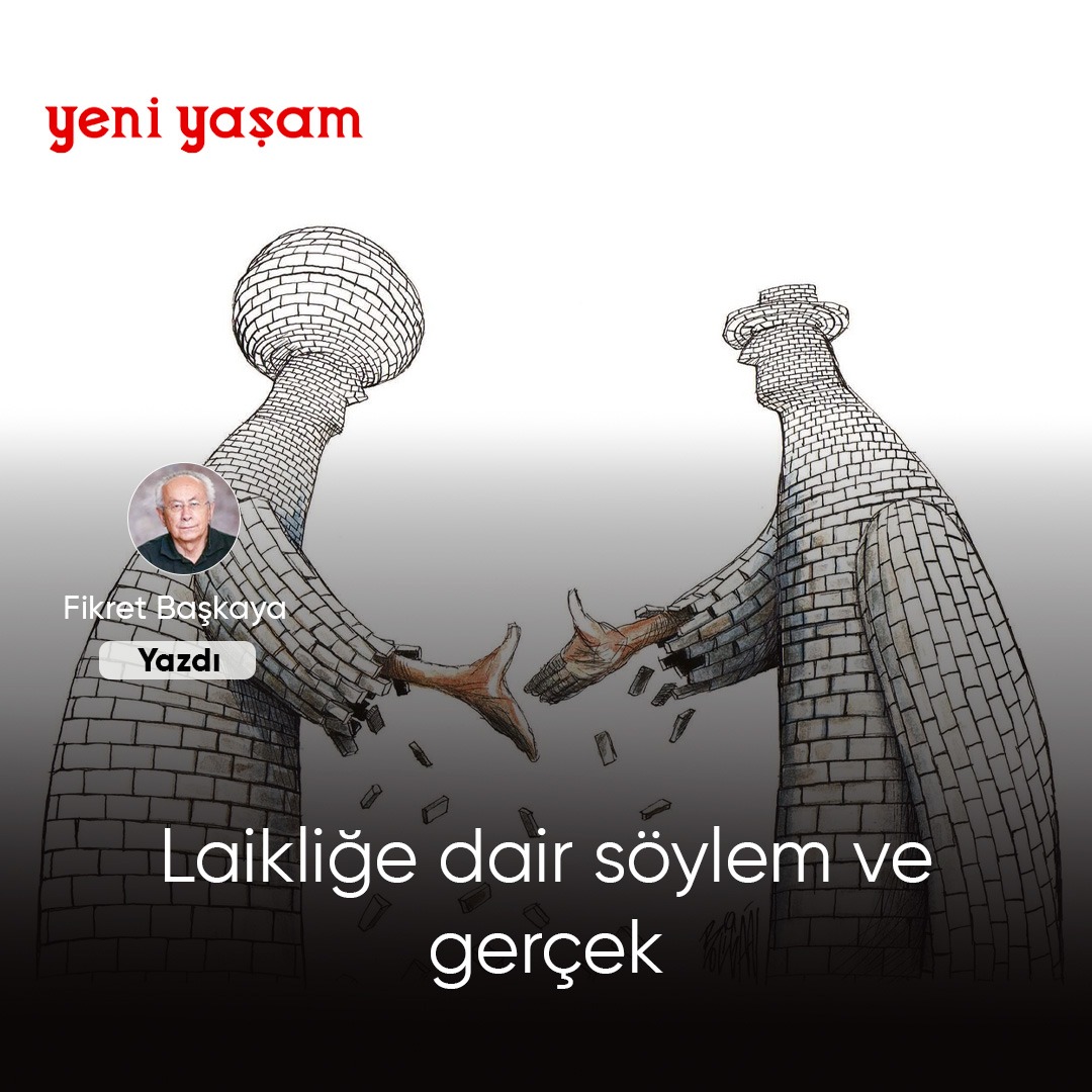 📌 Laikliğe dair söylem ve gerçek

▪️ Ezberlerin bozulması ve yeni paradigmanın oluşturulması gerekiyor ve bunu yapmaya da bir engel yok

🖊 Fikret Başkaya

yeniyasamgazetesi9.com/laiklige-dair-…