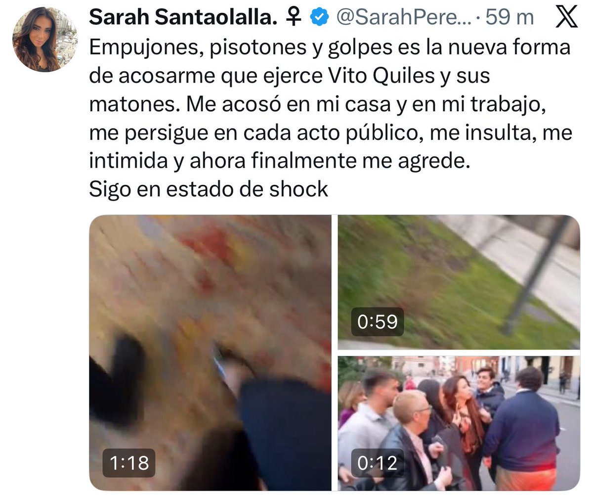 Después de que toda España haya visto que esta tipa se ha inventado una agresión, sigue con el relato. Usó su movil para insultar y provocar para luego fingir una agresión.

Esta mentirosa profesional es la que sale en TVE1 para insultar y llamar buleros a los demás.