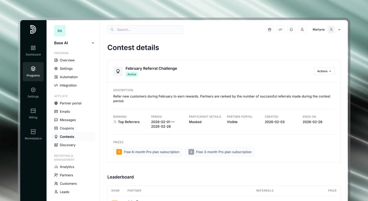 Boost engagement, reactivate dormant partners, and increase overall revenue with affiliate contests 🎯
Here's how: partnero.com/articles/how-t…