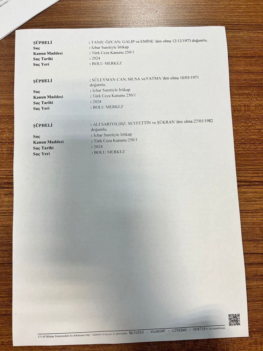 Bolu Belediye Başkanı Tanju Özcan'ın tutuklanma gerekçesi belli