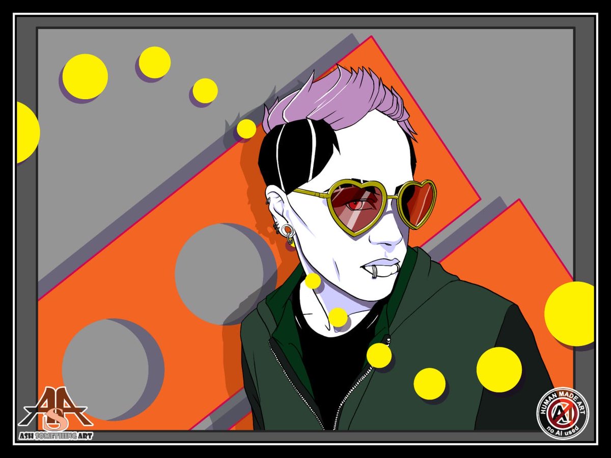 AshSomethingArt's tweet photo. I’m a huge fan of Patrick Nagel. I do Nagel Style repro pinups and portraits, and I’d love to do one for you! Have a favorite photo you’d want to see in this style, or a character you want imagined as an 80s pinup? Just let me know! https://t.co/cvnvt8CtWL