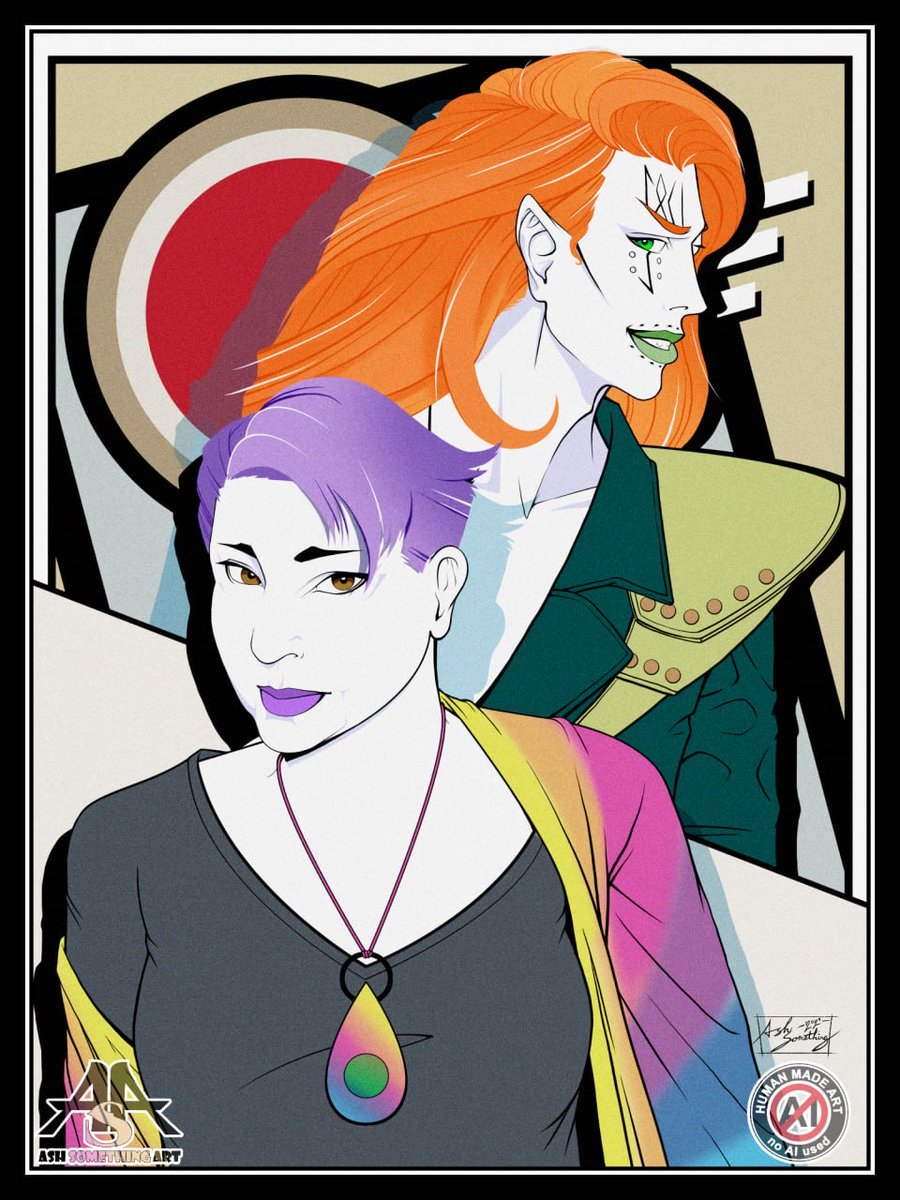 AshSomethingArt's tweet photo. I’m a huge fan of Patrick Nagel. I do Nagel Style repro pinups and portraits, and I’d love to do one for you! Have a favorite photo you’d want to see in this style, or a character you want imagined as an 80s pinup? Just let me know! https://t.co/cvnvt8CtWL
