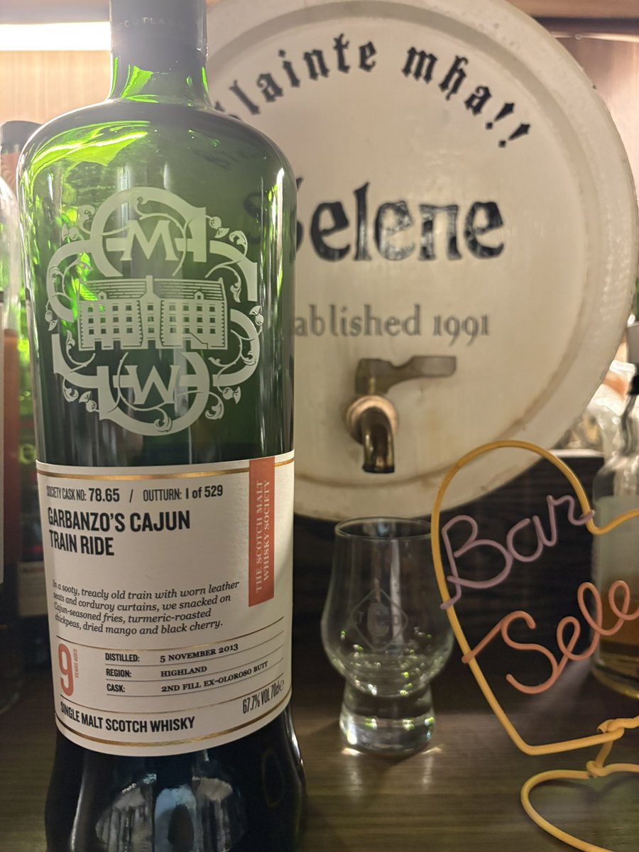 BAR セレーネから3月のお知らせです。

今月のマンスリーウイスキーはSMWSの78番です。

SMWS会員の方は会員証をご提示ください。1Gプレゼントいたします。