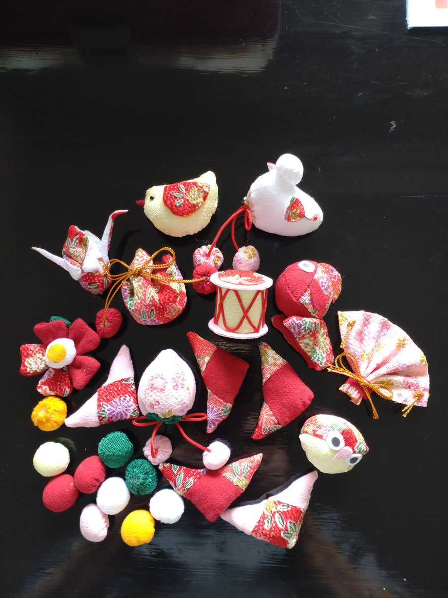 ひな祭り🎎 天使ちゃん💕に『つるし雛』作りました これが…こうなって