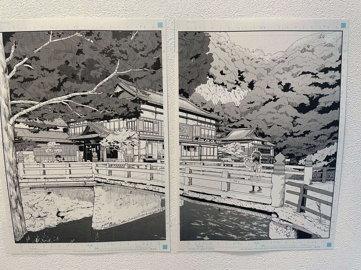 マオウの複製原画ギャラリーも行ってきました 去年会津若松行ったの