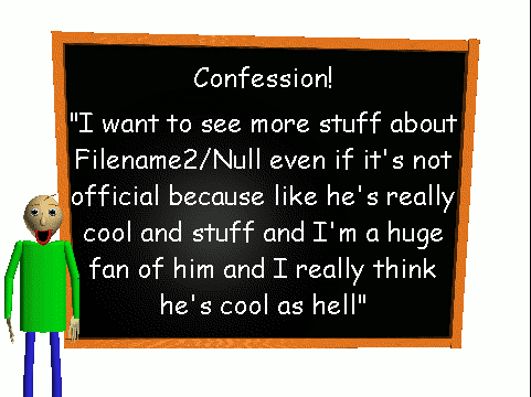 Baldi's Basics Confessions! tweet media