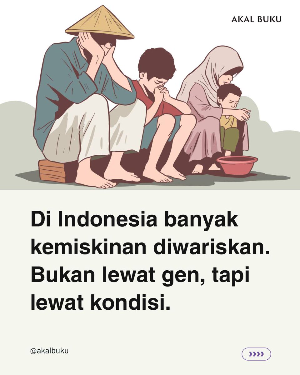 Sebagian kecil WNI mewarisi harta dan jabatan, tapi kebanyakan mewarisi kemiskinan dan kebodohan.