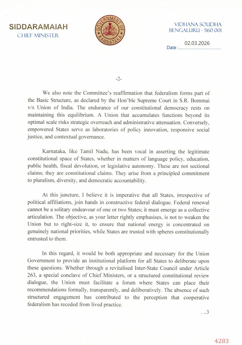 Siddaramaiah tweet media