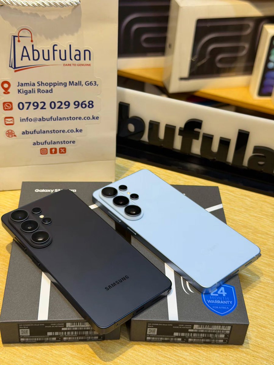 Abufulan_Store's tweet photo. Meet #SamsungS26ultra with AI-powered performance, a custom-built processor, our brightest camera yet, and a built-in Privacy Display — smarter, faster, and more secure. Get yours today. https://t.co/T2YZoLup93