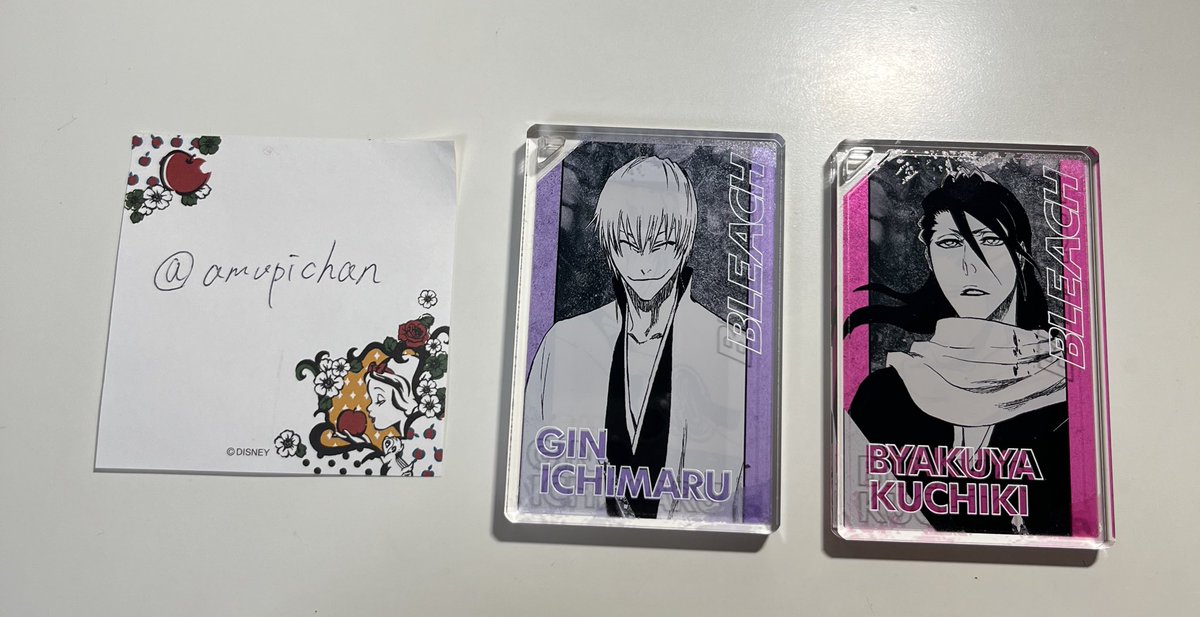 交換】 BLEACH ドミノ風アクリルキーホルダーコレクション 譲 市丸ギン