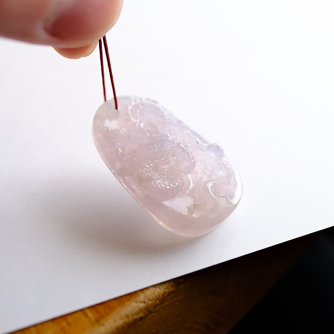 ✨アイスピンクラベンダー翡翠✨ これは激レア❗️ ラベンダー翡翠は