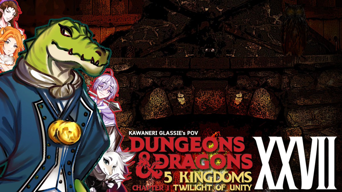 kawaneriglassie's tweet image. เสียงขู่ร้อง จ้องที่หน้าประตู!
A threatening growl, staring intently at the door!

[ Dungeons &amp;amp; Dragons: 5 Kingdoms Chapter I Twilight of Unity EP.27 ] เค้ากู่ริกฉะวิมล

| 08:15 PM GMT+7 | 06:15 AM MST |

#Project5Kingdoms #KWVtuber #KWlive #VtuberTH