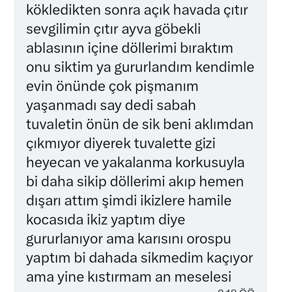 Sevgilisinin ablasindan çocuk yapmak🤔