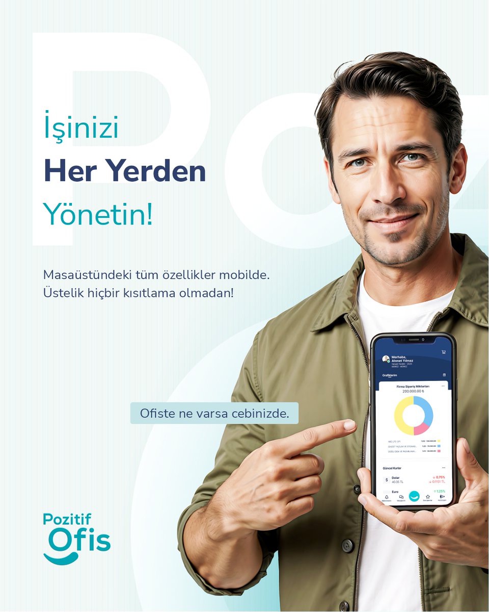 pozitifofis's tweet photo. Ofiste kullandığınız tüm özellikler artık mobilde de sizinle. 

Hiçbir özellik kısıtlaması olmadan, işinizi dilediğiniz yerden yönetin.

İşiniz bulunduğunuz yere değil, size bağlı olsun.

#pozitifofis #erp #önmuhasebe #erpdeişinkolayı https://t.co/zW6kA5f6v0
