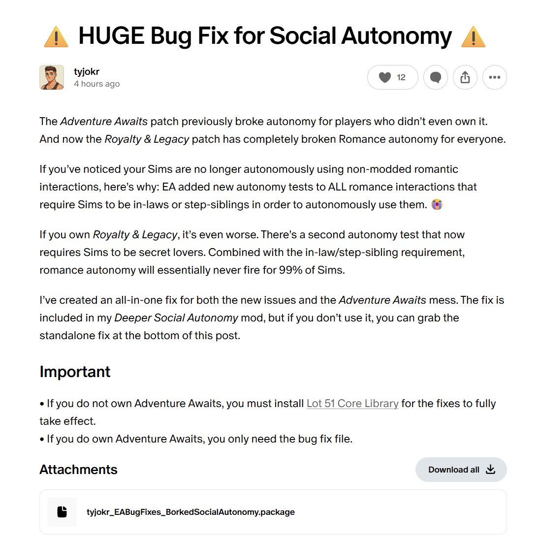 lunar_britney's tweet photo. tyjokr made an all-in-one fix for the autonomy issues cause it's just bad..... https://t.co/Ds6eyLwcps