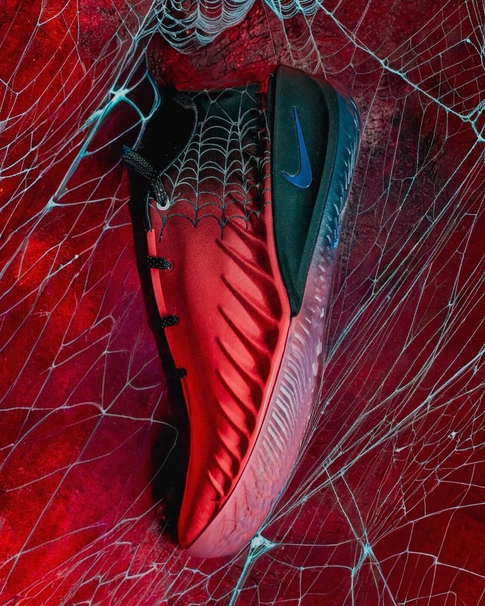 Novelship's tweet photo. AJ Dybantsa’s “Spider-Man” Nike GT Cut 4 PE 🕷️🔥
Absolutely insane — gotta see this up close!

#nike #spiderman #ajdybansta #fyp #basketball #nike #sneakers #fyp #sneakerheads #SneakerWatch #fyp #shoes #sneaker #sneakerhead https://t.co/K0EaippESC
