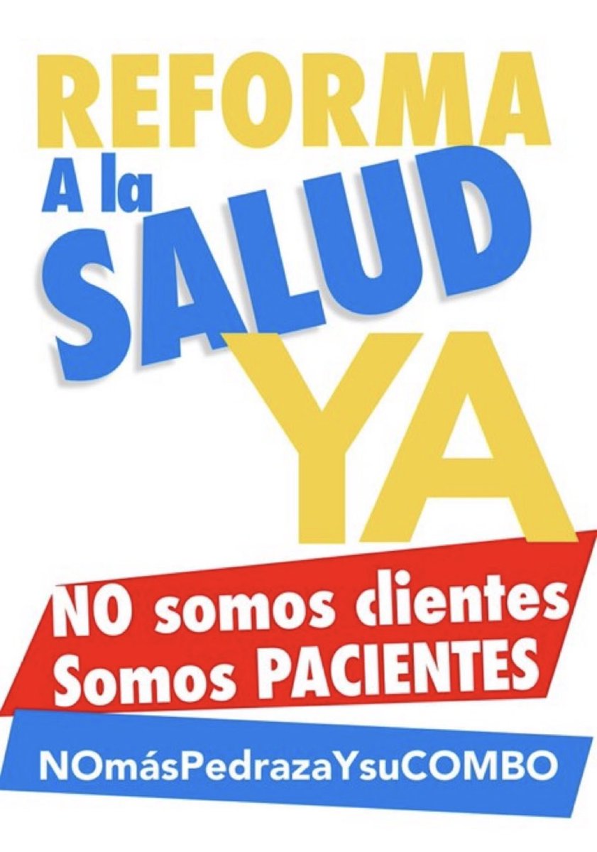marthaza416's tweet photo. #NoALaLey100DeUribe #ReformaALaSaludYA #ALasCallesYA ⁦@petrogustavo⁩ ⁦@carolinacorcho⁩ ⁦@wilsonariasc⁩ ⁦@AlfreMondragon⁩ ⁦@ministeriosalud⁩ ⁦@Metaverse2705⁩ ⁦@GladysFerro3⁩ ⁦@leonardoospina⁩ ⁦@ninadelpaso75⁩ ⁦ 🆘 🙏🏻😇 https://t.co/JZHmwOVzQX