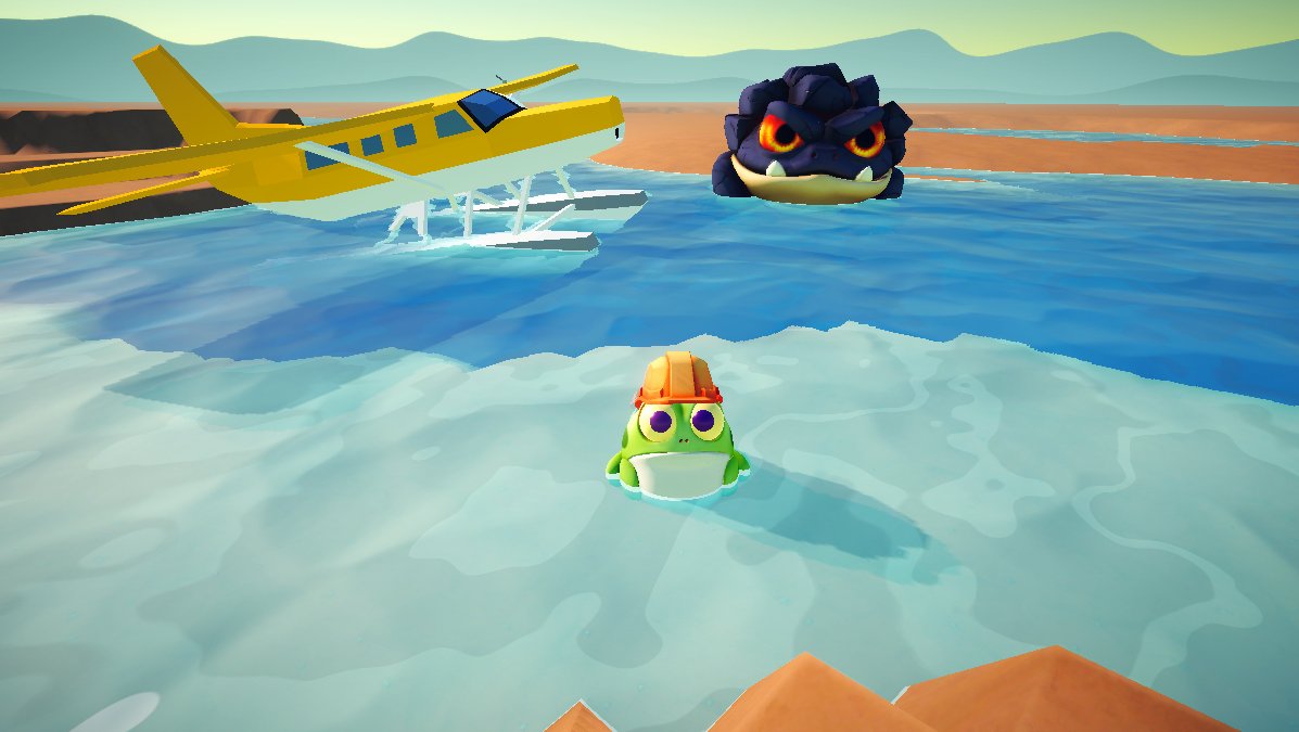 MiniPondFarm's tweet photo. ☀️☀️☀️
- Where am I? 🌸
- What is going on? 🌱
- I am what? 🐸🌿

#indiegame #frogs #minipondfarm #cozygame https://t.co/yzBy00nzXM