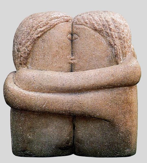 artenpedia's tweet photo. Constantin Brancusi, The Kiss,1916. https://t.co/fWb2T1i8le