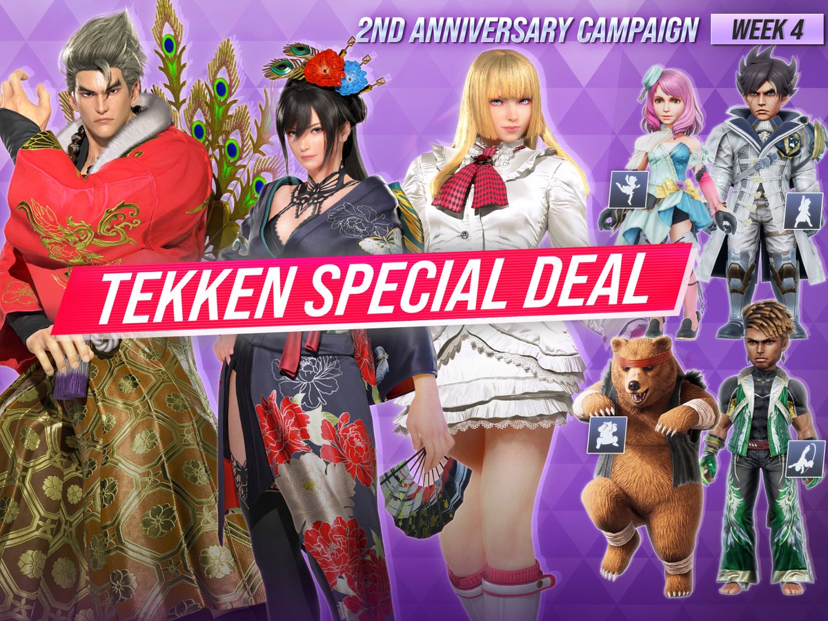 🤜#鉄拳8 ◤ 2周年記念キャンペーン ◢ ＼5週連続セール開催中
