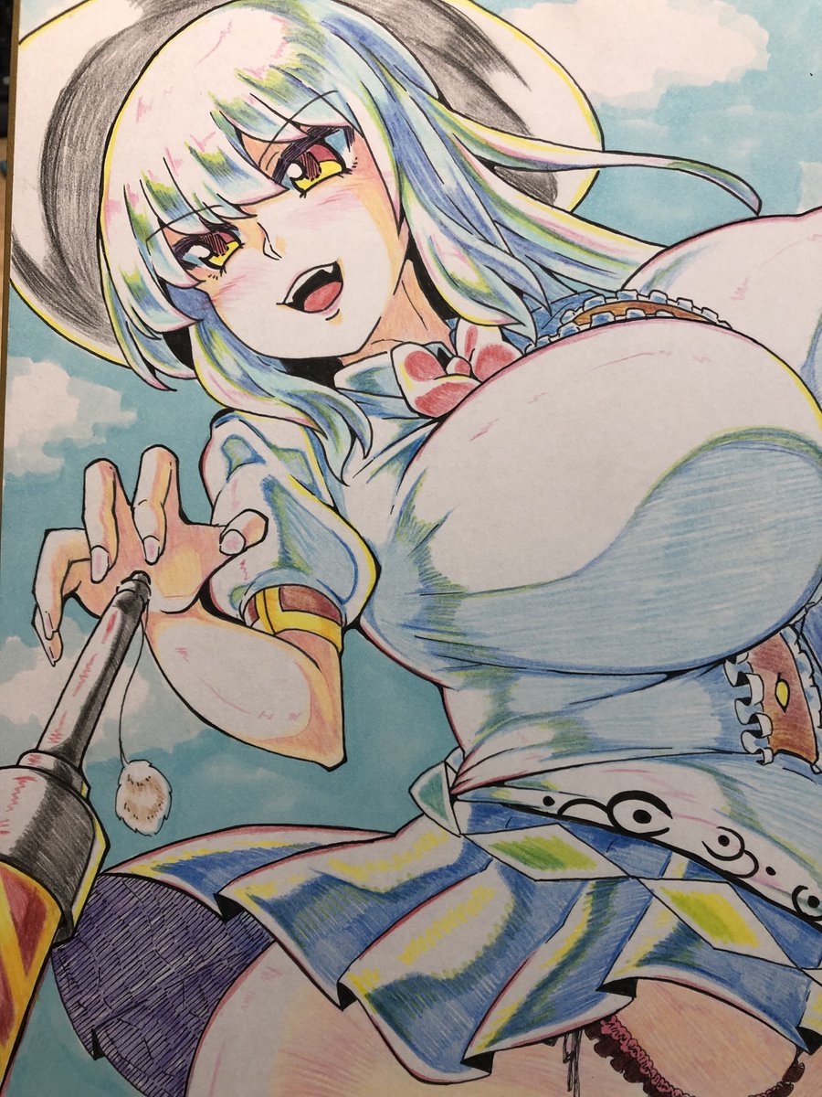 例大祭色紙てんこちゃん 