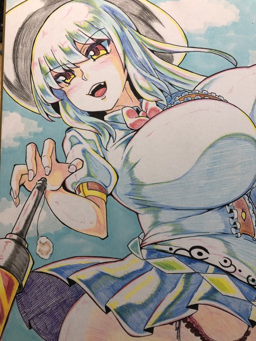 例大祭色紙てんこちゃん 