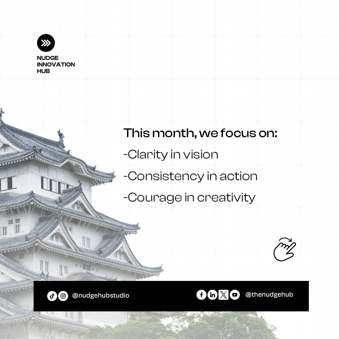 thenudgehub's tweet photo. Every new month is an opportunity to realign.
To refine the vision.
To recommit to growth.

We’re building with purpose. Join us.

#TogetherWeNudge #InnovationWithPurpose https://t.co/HZg7PKj8kr