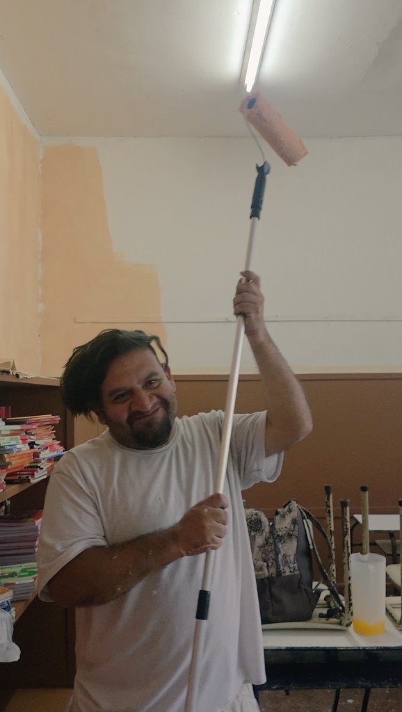 IgualarArg's tweet photo. 🎨✨ Jornada solidaria en Escuela Primaria Guayaquil

Voluntarios de Igualar pintaron y renovaron espacios en San Isidro, sumando compromiso y trabajo en equipo por una escuela más linda para los chicos y chicas. 💙

¡Gracias a todos los que participaron! 🙌 https://t.co/kslkjo7lP5