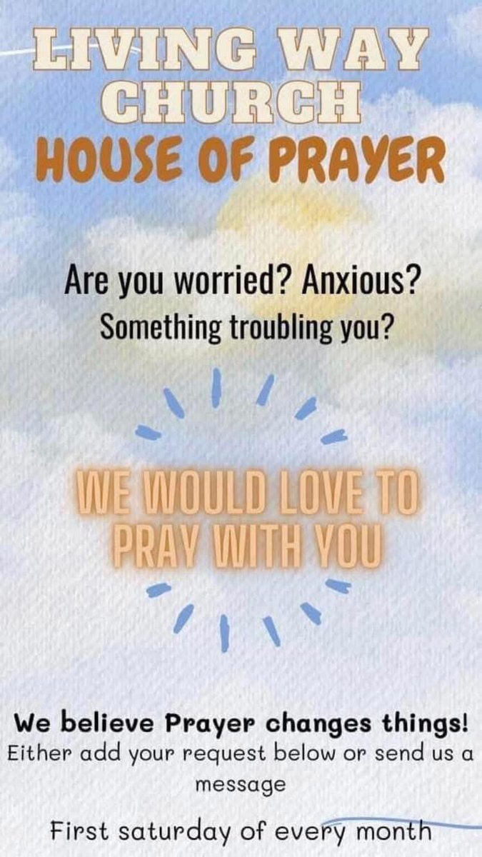 lwcpeniel's tweet photo. This weekend we have House of Prayer and we would be honoured to pray for you!

If you have anything that you would like us to pray for, please get in touch via social media or our website and we will gladly pray for you.

#prayer #beblessed #hope #Church https://t.co/BNg7LVjIxY