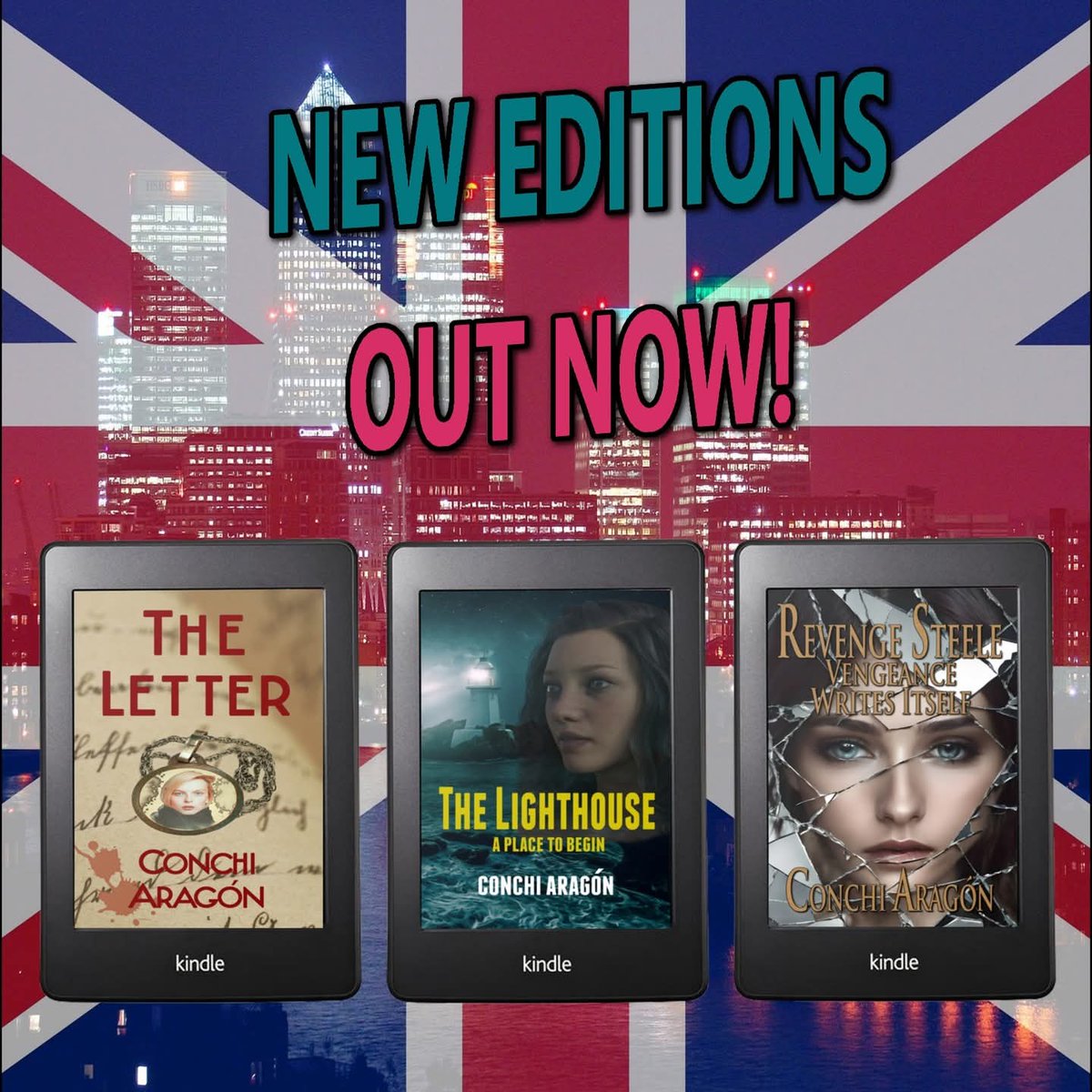 ConchiAragonP's tweet photo. The English editions are coming!
You can find three of my novels translated into English on Amazon.
New editions!
Out now!
🔽
¡Ya llegan las ediciones en inglés!
Puedes encontrar tres de mis novelas traducidas en Amazon.
¡Nuevas ediciones!
#englishedition #OutNow https://t.co/V9j8wvH2QV