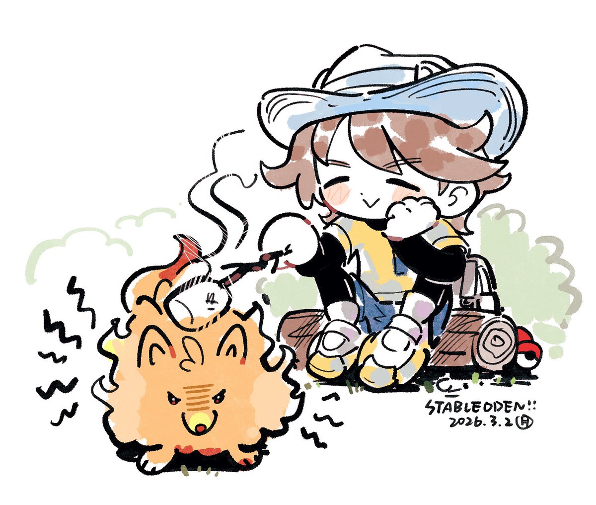 🔥ポケキャンプ〜ですか？🐶

#ポケモン